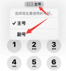 富蕴苹果14维修店分享iPhone 14 Pro Max使用副卡打电话的方法 