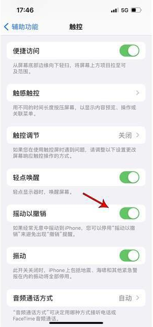富蕴苹果手机维修分享iPhone手机如何设置摇一摇删除文字 